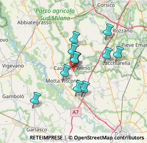 Mappa Via Emilio Bonizzoni, 27022 Casorate Primo PV, Italia (5.46273)