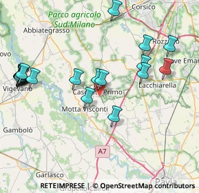 Mappa Via Emilio Bonizzoni, 27022 Casorate Primo PV, Italia (9.278)