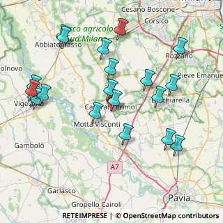 Mappa Via Emilio Bonizzoni, 27022 Casorate Primo PV, Italia (8.896)