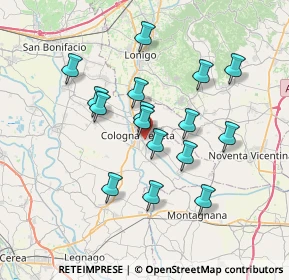 Mappa Via Quari Sinistra, 37044 Cologna Veneta VR, Italia (6.32813)
