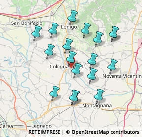 Mappa Via Quari Sinistra, 37044 Cologna Veneta VR, Italia (7.06611)