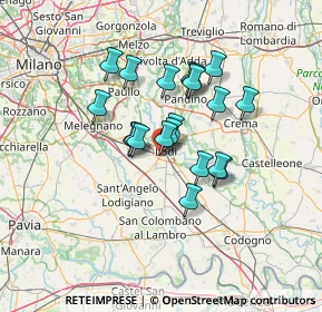 Mappa Via Michelangelo Buonarroti, 26900 Lodi LO, Italia (10.27)