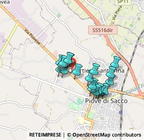 Mappa Via Martiri delle Foibe, 35028 Piove di sacco PD, Italia (0.683)