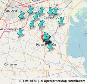 Mappa Via Martiri delle Foibe, 35028 Piove di sacco PD, Italia (5.63294)