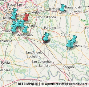 Mappa Via San Colombano, 26900 Lodi LO, Italia (17.565)