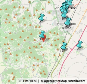Mappa Via XXV Aprile, 35030 Galzignano Terme PD, Italia (5.38474)
