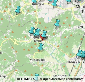 Mappa Via XXV Aprile, 35030 Galzignano Terme PD, Italia (2.7605)