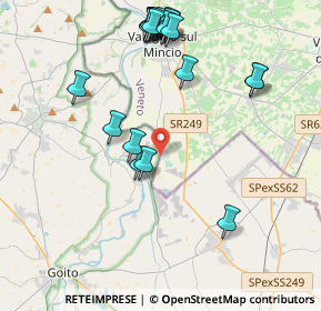 Mappa Via Galileo Ferraris, 46045 Valeggio sul Mincio VR, Italia (4.5465)