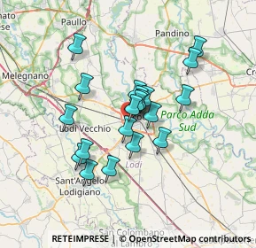 Mappa Via Precacesa, 26900 Lodi LO, Italia (5.335)