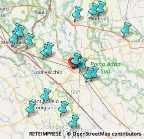Mappa Via Precacesa, 26900 Lodi LO, Italia (8.5635)