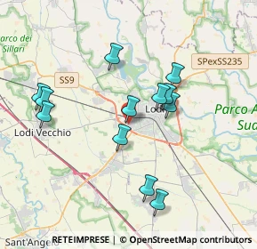 Mappa Via Precacesa, 26900 Lodi LO, Italia (3.505)