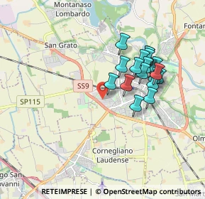 Mappa Via Precacesa, 26900 Lodi LO, Italia (1.59167)