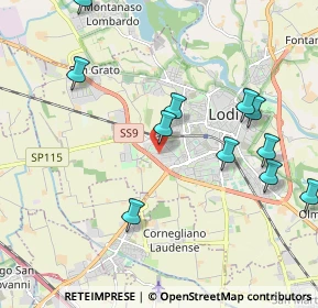 Mappa Via Precacesa, 26900 Lodi LO, Italia (2.24091)