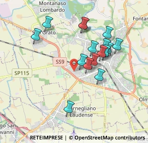 Mappa Via Precacesa, 26900 Lodi LO, Italia (1.69563)