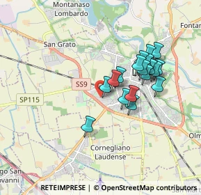 Mappa Via Precacesa, 26900 Lodi LO, Italia (1.52333)