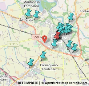 Mappa Via Precacesa, 26900 Lodi LO, Italia (1.766)