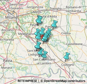 Mappa Via Precacesa, 26900 Lodi LO, Italia (8.076)