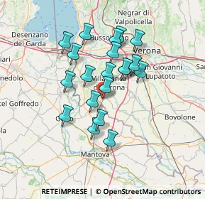 Mappa Via Don Giuseppe Bonizzato, 37060 Mozzecane VR, Italia (11.4915)