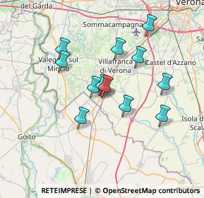 Mappa Via Don Giuseppe Bonizzato, 37060 Mozzecane VR, Italia (6.02)