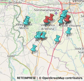 Mappa Via Don Giuseppe Bonizzato, 37060 Mozzecane VR, Italia (7.28684)