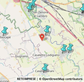 Mappa 26852 Casaletto Lodigiano LO, Italia (3.32091)