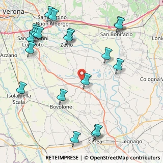 Mappa Via IV Novembre, 37050 Oppeano VR, Italia (11.169)