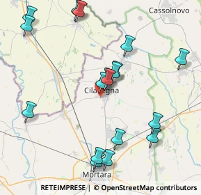 Mappa Via Vernazzola, 27024 Cilavegna PV, Italia (4.42389)