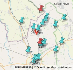 Mappa Via Vernazzola, 27024 Cilavegna PV, Italia (3.999)