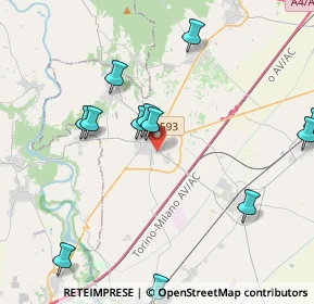 Mappa 13043 Cigliano VC, Italia (4.94846)