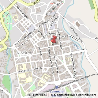 Mappa Via piave 12, 88046 Lamezia Terme, Catanzaro (Calabria)