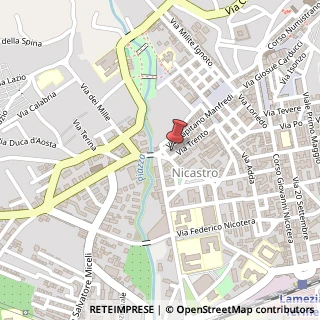 Mappa Via Trento, 88046 Lamezia Terme, Catanzaro (Calabria)
