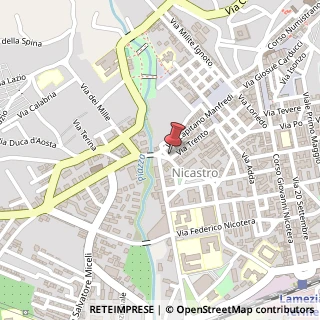 Mappa Via trento 65, 88046 Lamezia Terme, Catanzaro (Calabria)