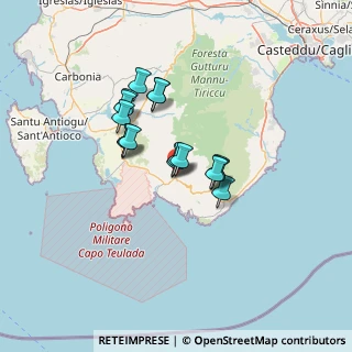 Mappa Via Amsicora, 09019 Teulada CA, Italia (10.65875)