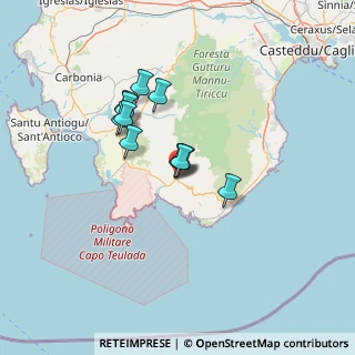 Mappa Via Amsicora, 09019 Teulada CA, Italia (11.03909)