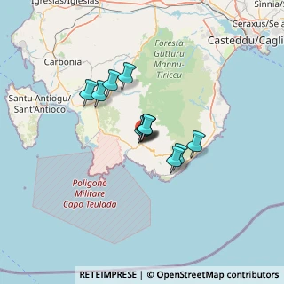 Mappa Via Amsicora, 09019 Teulada CA, Italia (9.32273)