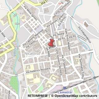 Mappa Via Piave, 69, 88046 Lamezia Terme, Catanzaro (Calabria)