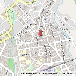 Mappa Via Piave, 59, 88046 Lamezia Terme, Catanzaro (Calabria)