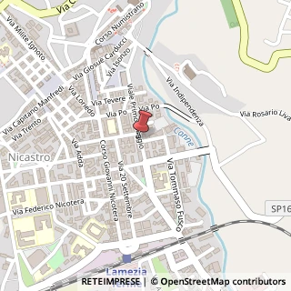 Mappa Viale i maggio 57, 88046 Lamezia Terme, Catanzaro (Calabria)