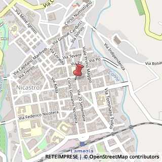 Mappa Via XX Settembre, 16, 88046 Lamezia Terme, Catanzaro (Calabria)