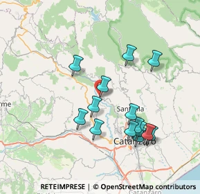 Mappa Via F. Petrarca, 88045 Gimigliano CZ, Italia (7.86571)