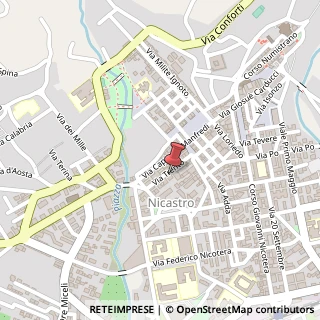 Mappa Via Trento, 57, 88046 Lamezia Terme, Catanzaro (Calabria)