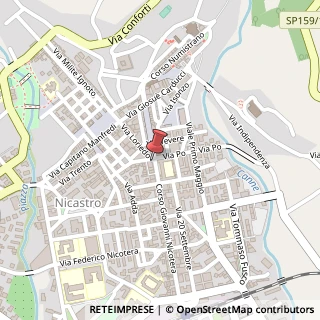 Mappa Corso Giovanni Nicotera, 72, 88046 Lamezia Terme, Catanzaro (Calabria)