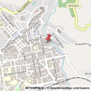 Mappa Via Po, 15, 88046 Lamezia Terme, Catanzaro (Calabria)
