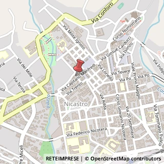 Mappa Via Capitano Manfredi, 22, 88046 Lamezia Terme, Catanzaro (Calabria)