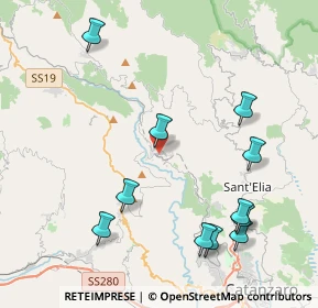 Mappa Via Chianetta, 88045 Gimigliano CZ, Italia (5.21182)