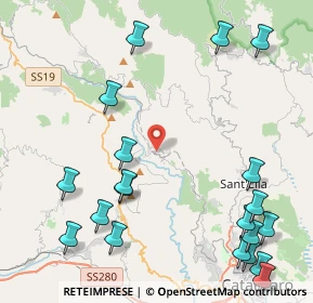 Mappa Via Chianetta, 88045 Gimigliano CZ, Italia (6.3125)