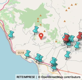 Mappa Via S. Minà, 88040 Gizzeria CZ, Italia (5.736)