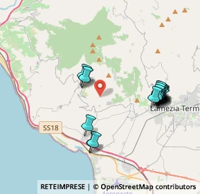 Mappa Via S. Minà, 88040 Gizzeria CZ, Italia (4.345)