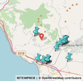 Mappa Via S. Minà, 88040 Gizzeria CZ, Italia (4.386)