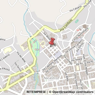 Mappa Via corridoni f. 1, 88046 Lamezia Terme, Catanzaro (Calabria)
